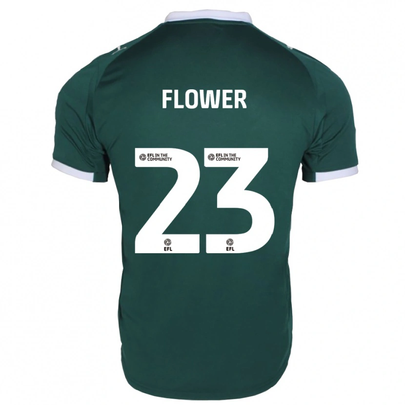 Danxen Kvinnor Jack Flower #23 Grön Vit Hemmatröja Matchtröjor 2025/26 Tröjor T-Tröja