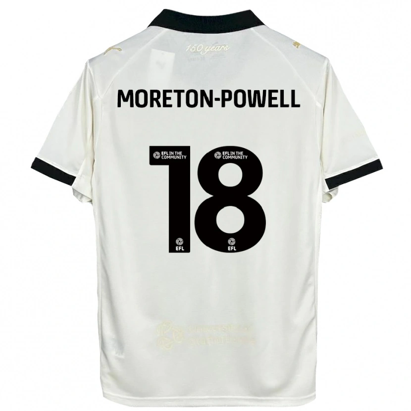 Danxen Kvinnor Erin Moreton-Powell #18 Off-White Svart Hemmatröja Matchtröjor 2025/26 Tröjor T-Tröja