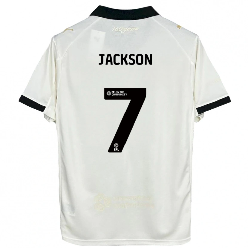 Danxen Kvinnor Lily Jackson #7 Off-White Svart Hemmatröja Matchtröjor 2025/26 Tröjor T-Tröja