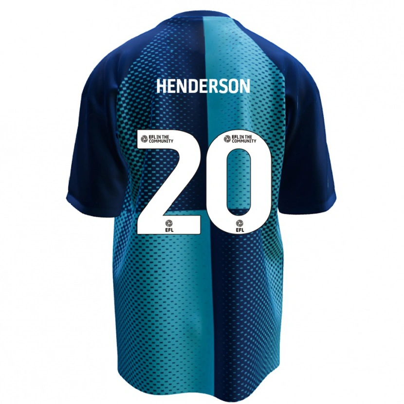Danxen Kvinnor Ewan Henderson #20 Blå Himmelsblå Hemmatröja Matchtröjor 2025/26 Tröjor T-Tröja