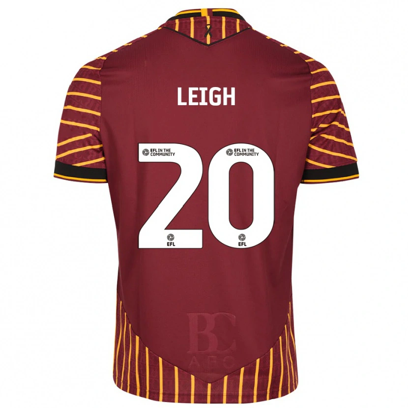 Danxen Kvinnor Tommy Leigh #20 Orange Vinröd Hemmatröja Matchtröjor 2025/26 Tröjor T-Tröja