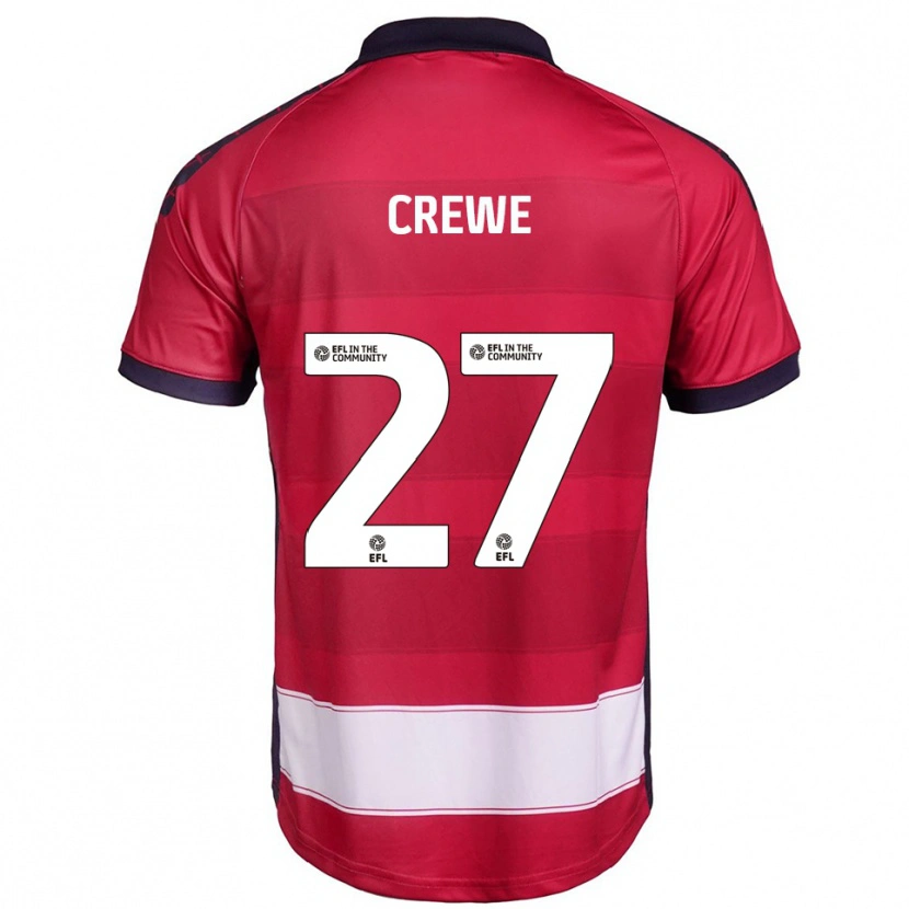 Danxen Kvinnor Charlie Crew #27 Röd Vit Hemmatröja Matchtröjor 2025/26 Tröjor T-Tröja