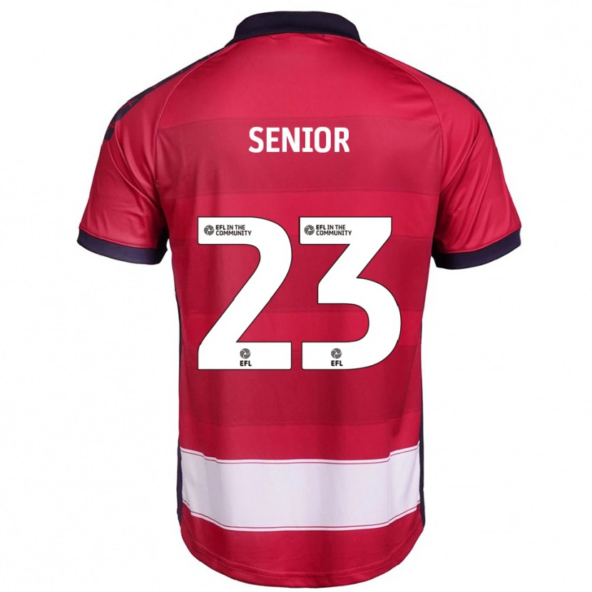 Danxen Kvinnor Jack Senior #23 Röd Vit Hemmatröja Matchtröjor 2025/26 Tröjor T-Tröja