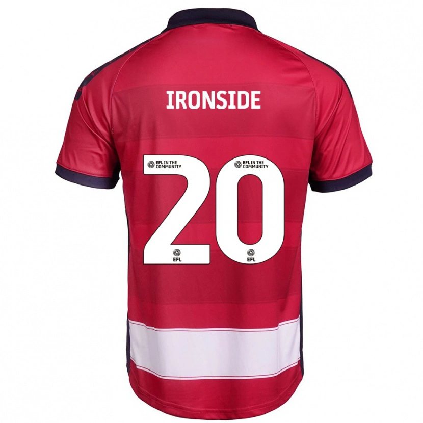 Danxen Kvinnor Joe Ironside #20 Röd Vit Hemmatröja Matchtröjor 2025/26 Tröjor T-Tröja