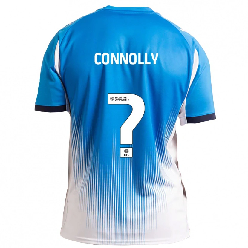 Danxen Kvinnor Denika Connolly #0 Blå Vit Hemmatröja Matchtröjor 2025/26 Tröjor T-Tröja