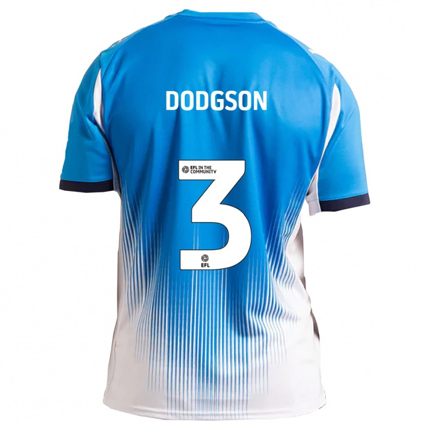 Danxen Kvinnor Owen Dodgson #3 Blå Vit Hemmatröja Matchtröjor 2025/26 Tröjor T-Tröja