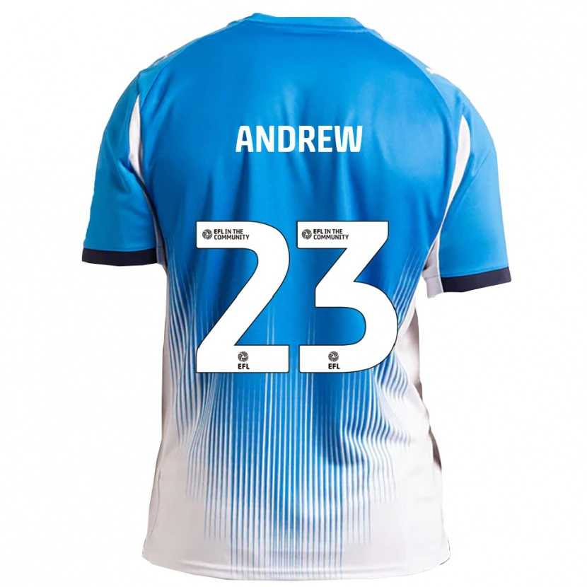 Danxen Kvinnor Danny Andrew #23 Blå Vit Hemmatröja Matchtröjor 2025/26 Tröjor T-Tröja