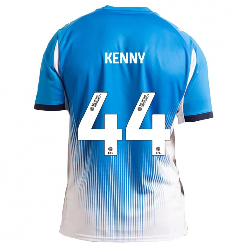Danxen Kvinnor Jack Kenny #44 Blå Vit Hemmatröja Matchtröjor 2025/26 Tröjor T-Tröja