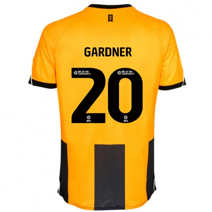 Danxen Kvinnor Gary Gardner #20 Orange Svart Hemmatröja Matchtröjor 2025/26 Tröjor T-Tröja