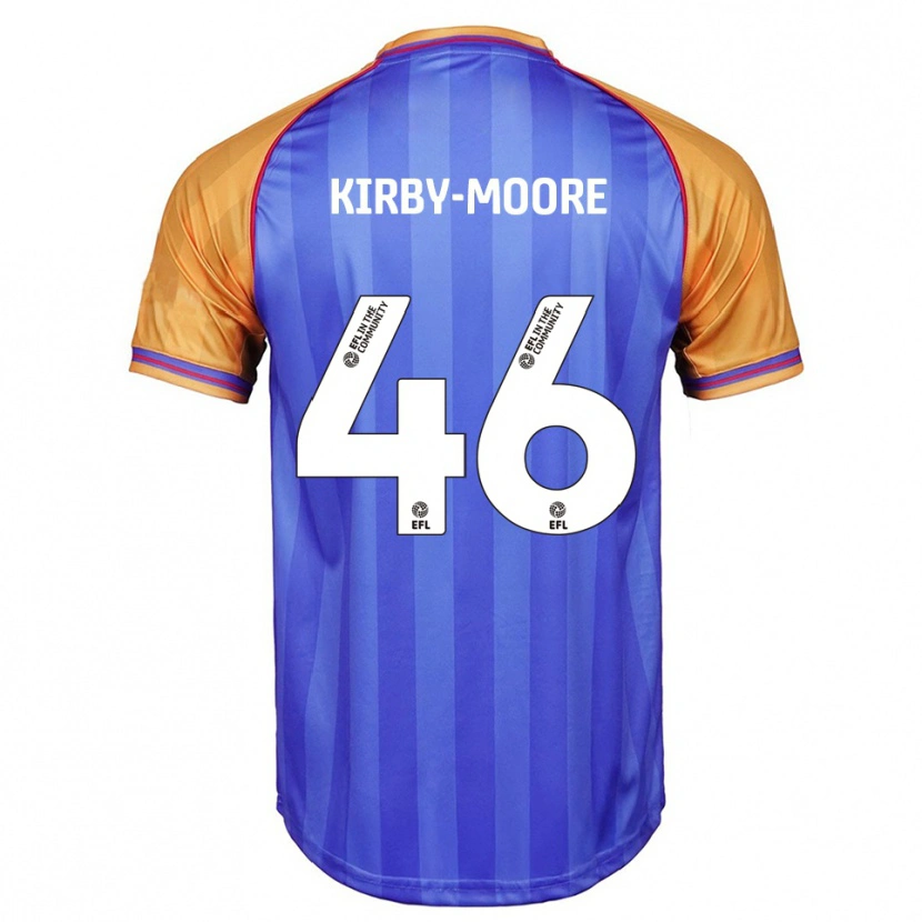 Danxen Kvinnor Harvey Kirby-Moore #46 Blå Orange Hemmatröja Matchtröjor 2025/26 Tröjor T-Tröja