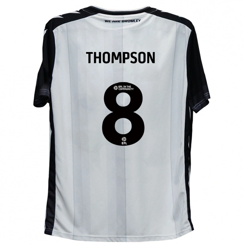 Danxen Kvinnor Ben Thompson #8 Vit Svart Hemmatröja Matchtröjor 2025/26 Tröjor T-Tröja