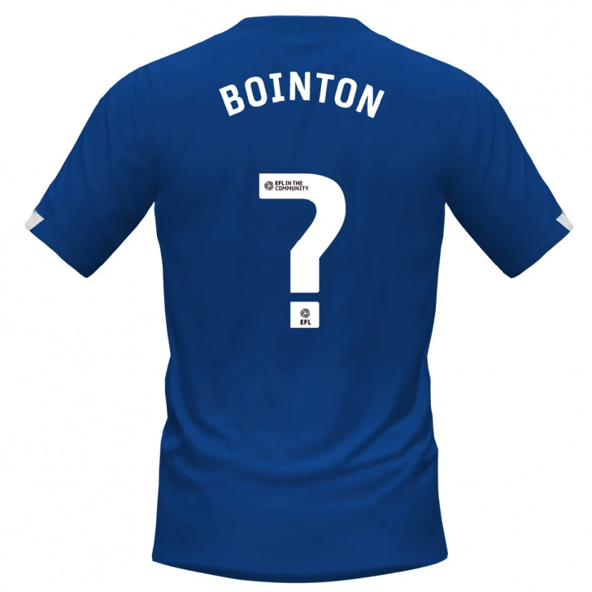 Danxen Kvinnor Oliver Bointon #0 Blå Vit Hemmatröja Matchtröjor 2025/26 Tröjor T-Tröja