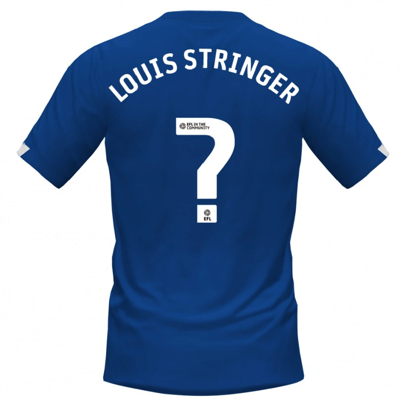 Danxen Kvinnor Ashton Louis Stringer #0 Blå Vit Hemmatröja Matchtröjor 2025/26 Tröjor T-Tröja