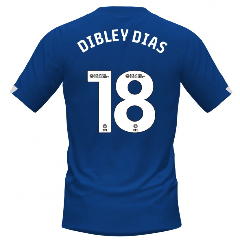 Danxen Kvinnor Matt Dibley-Dias #18 Blå Vit Hemmatröja Matchtröjor 2025/26 Tröjor T-Tröja