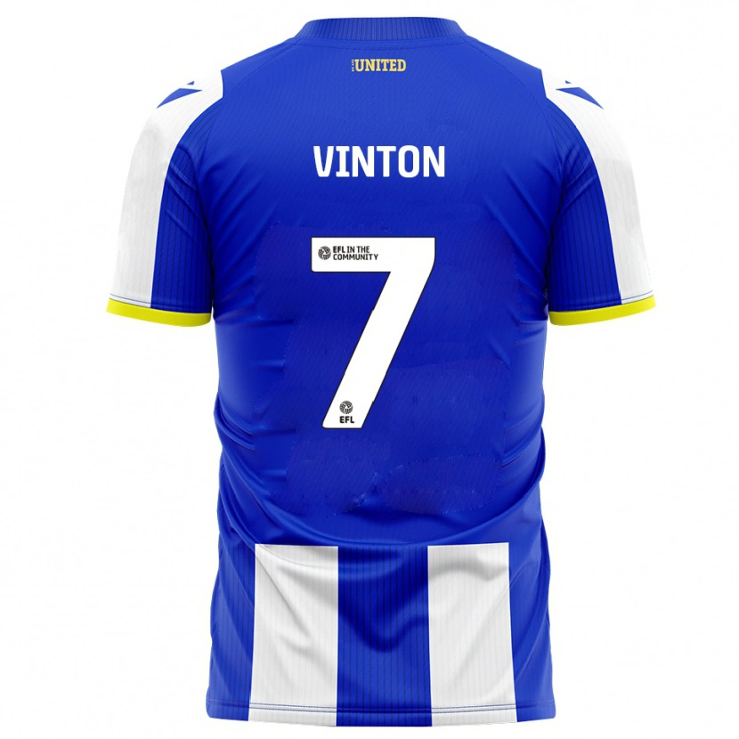 Danxen Kvinnor Ruby Vinton #7 Blå Vit Hemmatröja Matchtröjor 2025/26 Tröjor T-Tröja