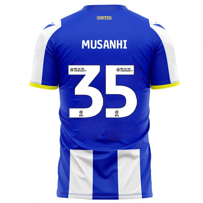 Danxen Kvinnor Kurai Musanhi #35 Blå Vit Hemmatröja Matchtröjor 2025/26 Tröjor T-Tröja
