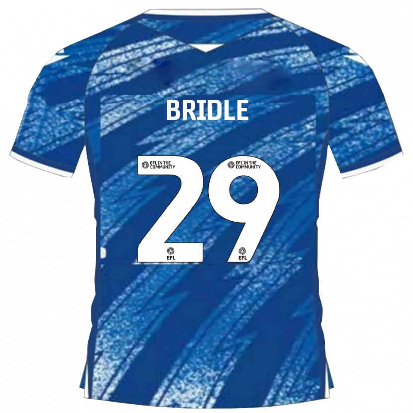 Danxen Kvinnor Harry Bridle #29 Blå Vit Hemmatröja Matchtröjor 2025/26 Tröjor T-Tröja