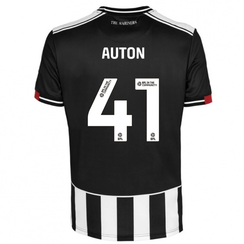 Danxen Kvinnor Sebastian Auton #41 Svart Vit Röd Hemmatröja Matchtröjor 2025/26 Tröjor T-Tröja