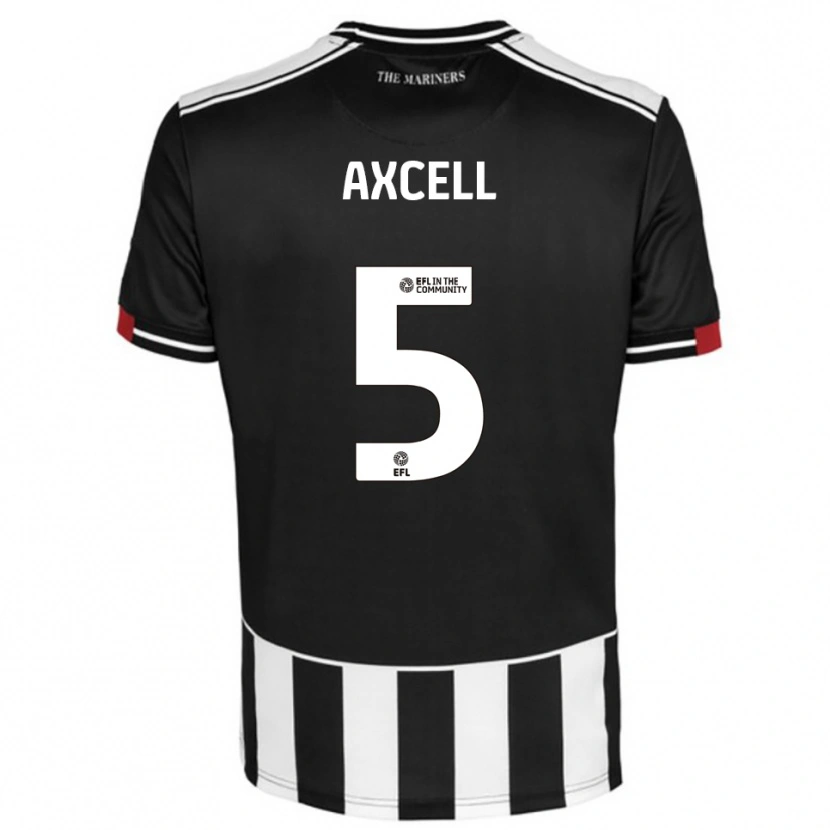 Danxen Kvinnor Finley Axcell #5 Svart Vit Röd Hemmatröja Matchtröjor 2025/26 Tröjor T-Tröja