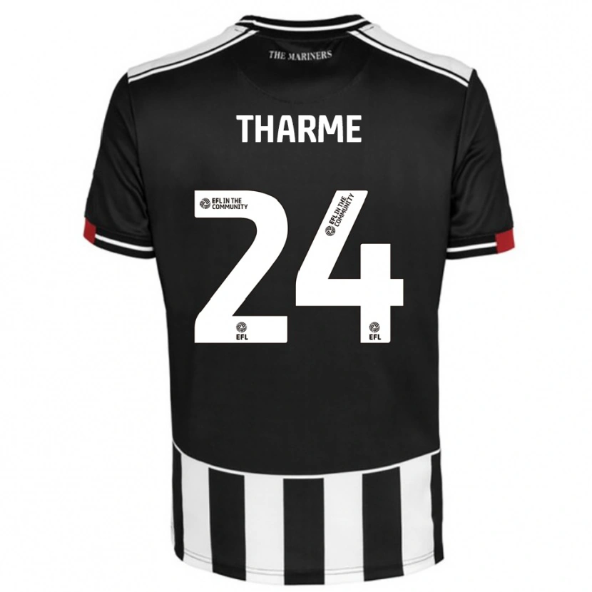 Danxen Kvinnor Doug Tharme #24 Svart Vit Röd Hemmatröja Matchtröjor 2025/26 Tröjor T-Tröja