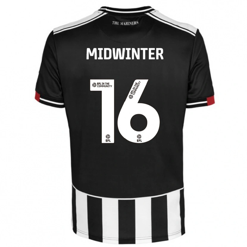 Danxen Kvinnor Carlo Midwinter #16 Svart Vit Röd Hemmatröja Matchtröjor 2025/26 Tröjor T-Tröja