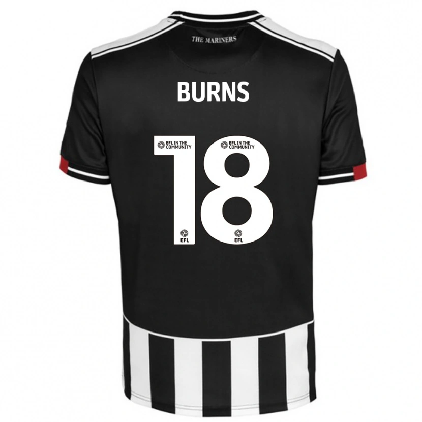 Danxen Kvinnor Darragh Burns #18 Svart Vit Röd Hemmatröja Matchtröjor 2025/26 Tröjor T-Tröja