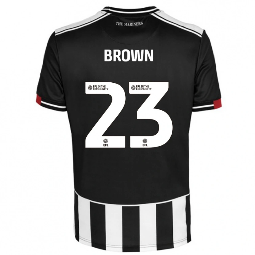 Danxen Kvinnor Henry Brown #23 Svart Vit Röd Hemmatröja Matchtröjor 2025/26 Tröjor T-Tröja