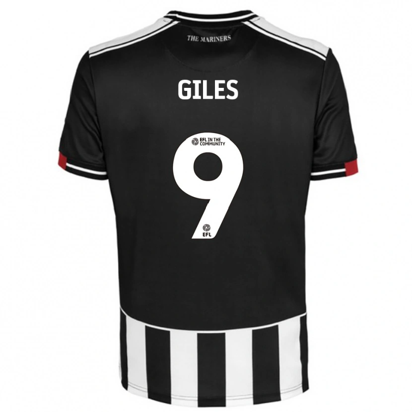 Danxen Kvinnor Grayson Giles #9 Svart Vit Röd Hemmatröja Matchtröjor 2025/26 Tröjor T-Tröja