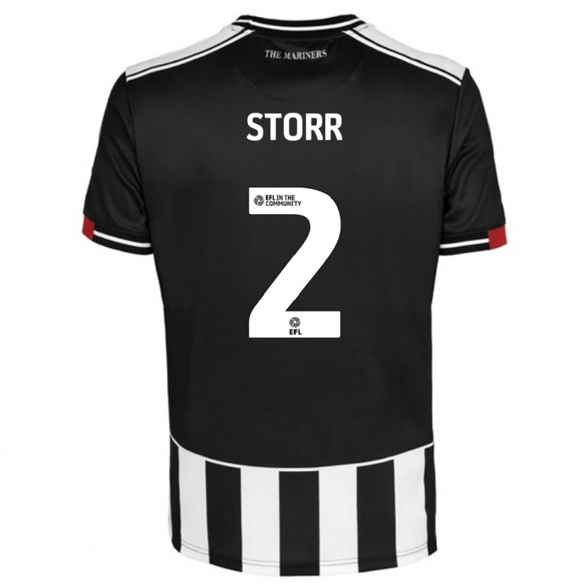 Danxen Kvinnor Callum Storr #2 Svart Vit Röd Hemmatröja Matchtröjor 2025/26 Tröjor T-Tröja