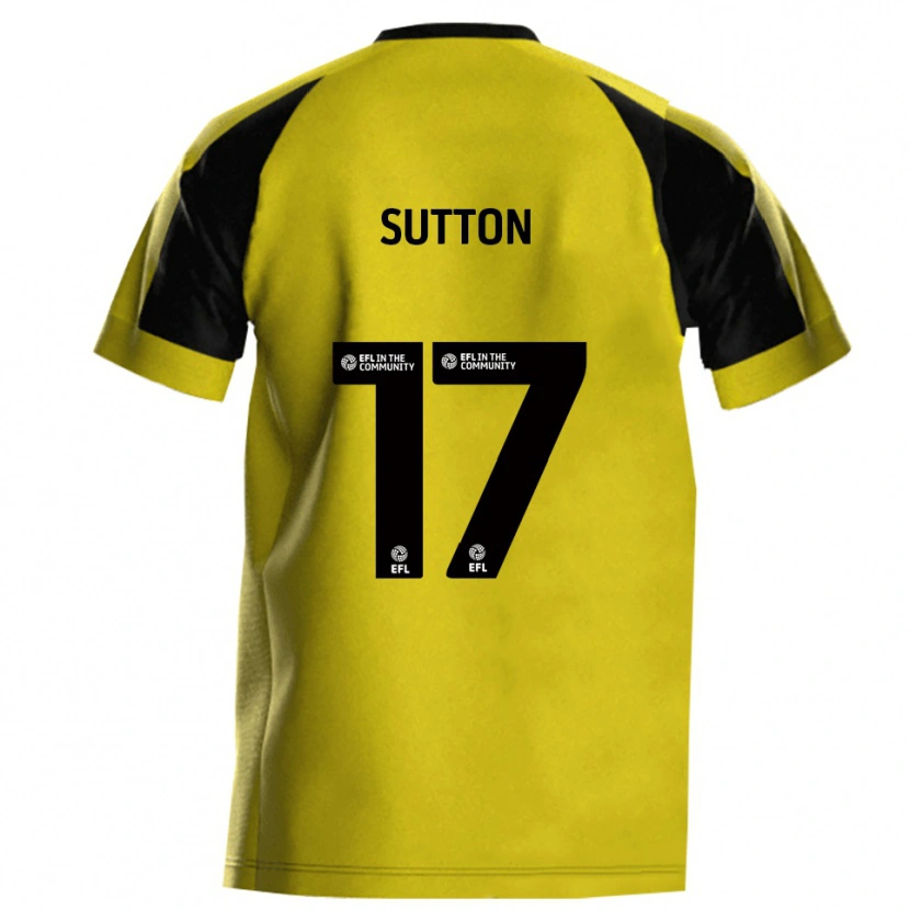 Danxen Kvinnor Levi Sutton #17 Gul Grå Hemmatröja Matchtröjor 2025/26 Tröjor T-Tröja