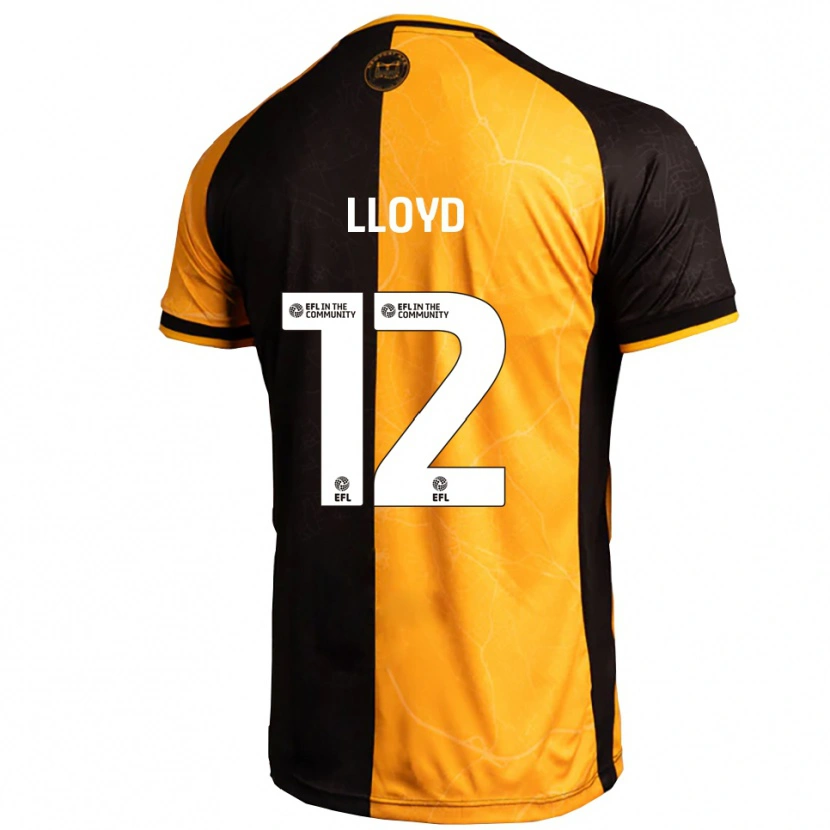 Danxen Kvinnor Tomos Lloyd #12 Gul Svart Hemmatröja Matchtröjor 2025/26 Tröjor T-Tröja