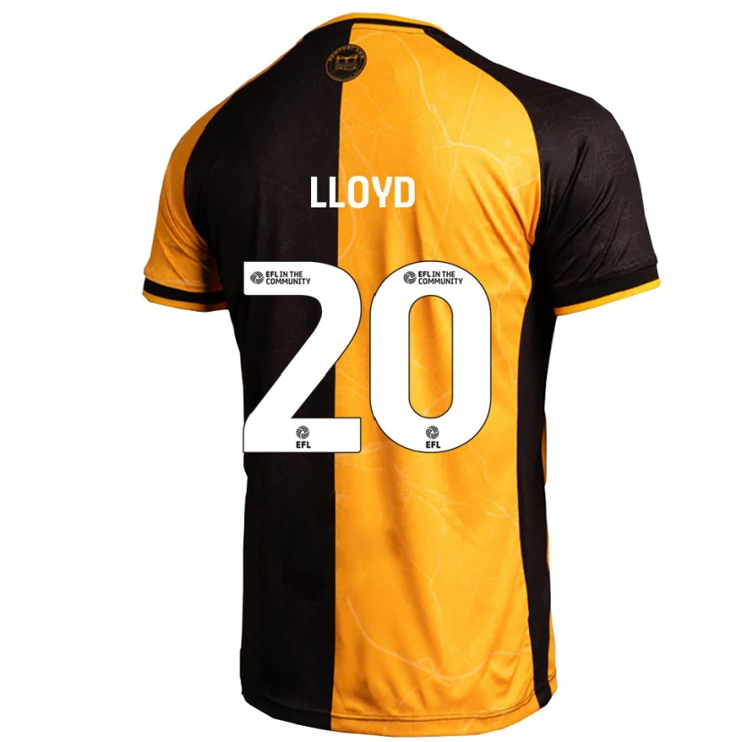 Danxen Kvinnor Ben Lloyd #20 Gul Svart Hemmatröja Matchtröjor 2025/26 Tröjor T-Tröja