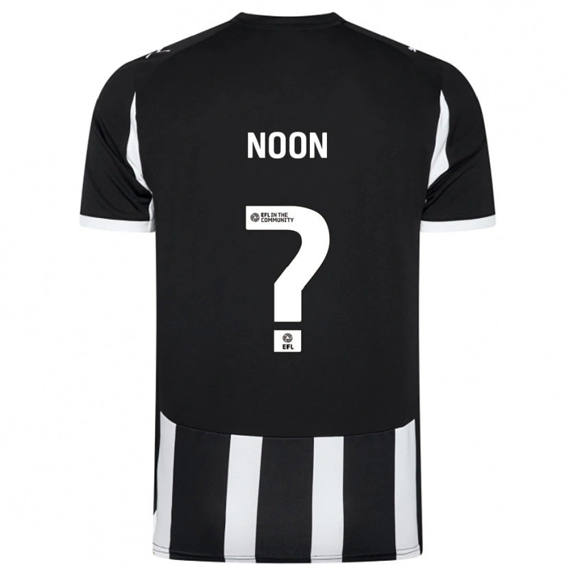 Danxen Kvinnor Zac Noon #0 Svart Vit Hemmatröja Matchtröjor 2025/26 Tröjor T-Tröja