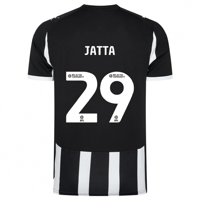 Danxen Kvinnor Alassana Jatta #29 Svart Vit Hemmatröja Matchtröjor 2025/26 Tröjor T-Tröja
