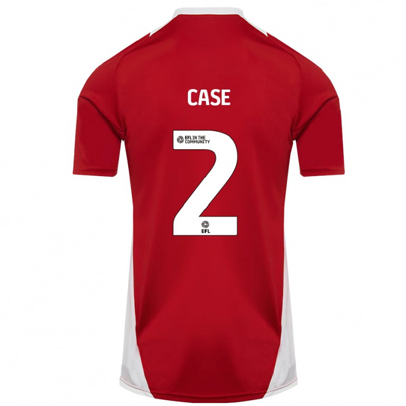 Danxen Kvinnor Ollie Case #2 Röd Vit Guld Hemmatröja Matchtröjor 2025/26 Tröjor T-Tröja