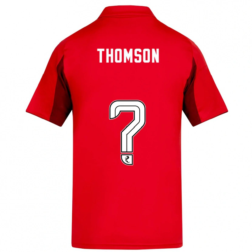 Danxen Kvinnor Ethan Thomson #0 Röd Vinröd Hemmatröja Matchtröjor 2025/26 Tröjor T-Tröja