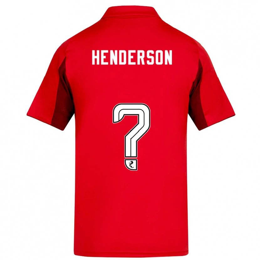 Danxen Kvinnor Jay Henderson #0 Röd Vinröd Hemmatröja Matchtröjor 2025/26 Tröjor T-Tröja