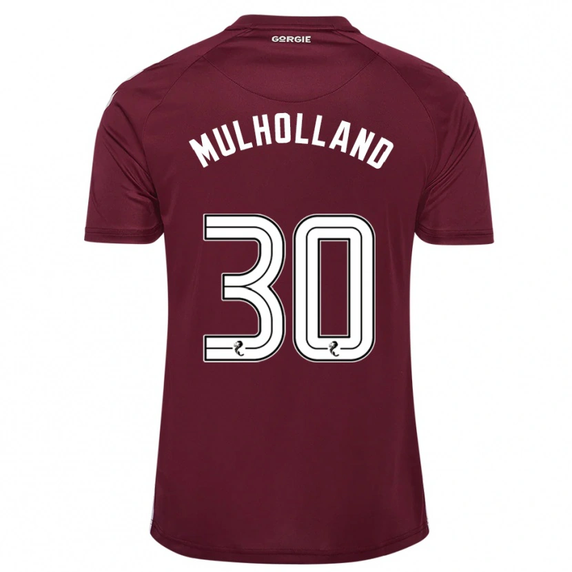 Danxen Kvinnor James Mulholland #30 Vinröd Vit Hemmatröja Matchtröjor 2025/26 Tröjor T-Tröja