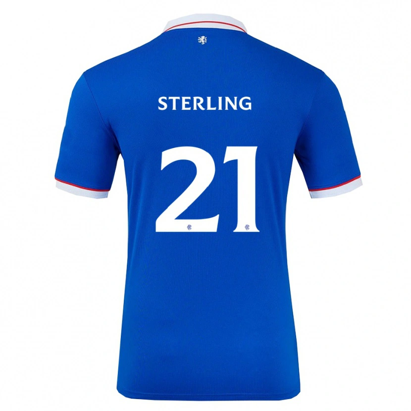 Danxen Kvinnor Dujon Sterling #21 Blå Vit Hemmatröja Matchtröjor 2025/26 Tröjor T-Tröja