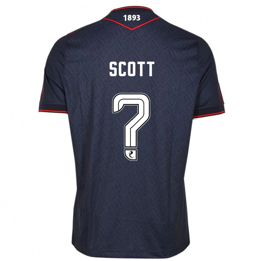 Danxen Kvinnor Chase Scott #0 Marin Vit Hemmatröja Matchtröjor 2025/26 Tröjor T-Tröja