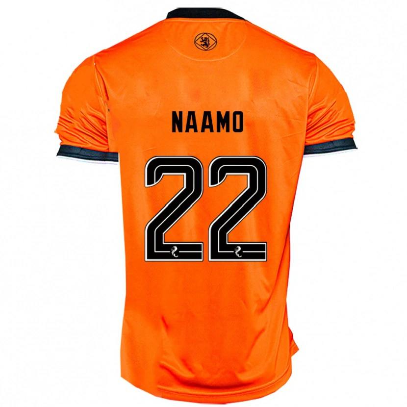 Danxen Kvinnor Dario Naamo #22 Orange Svart Hemmatröja Matchtröjor 2025/26 Tröjor T-Tröja