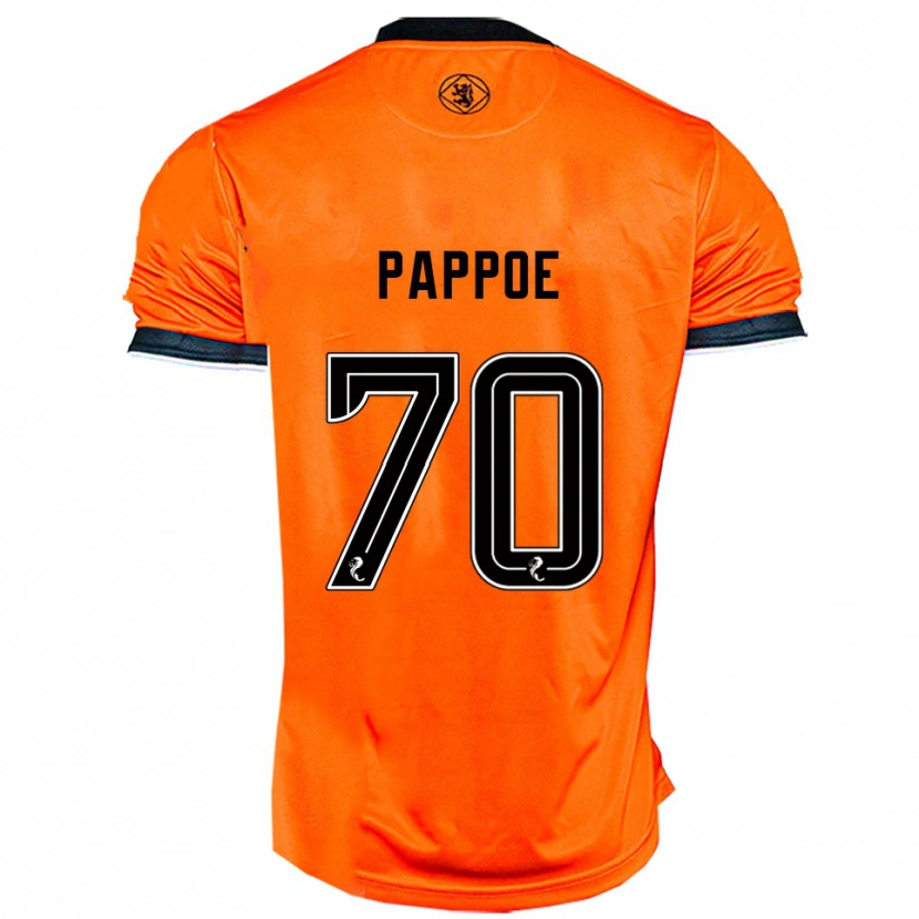 Danxen Kvinnor Isaac Pappoe #70 Orange Svart Hemmatröja Matchtröjor 2025/26 Tröjor T-Tröja