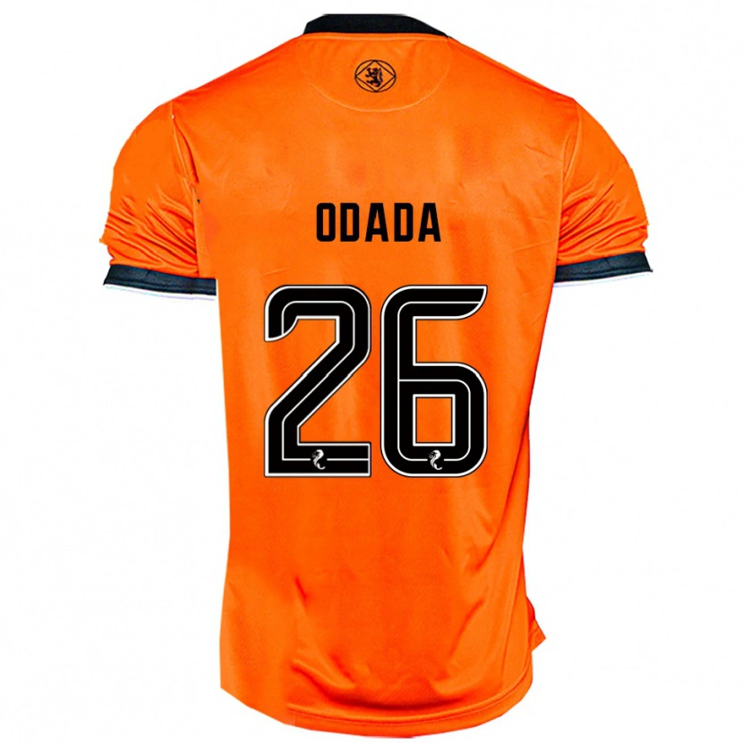 Danxen Kvinnor Richard Odada #26 Orange Svart Hemmatröja Matchtröjor 2025/26 Tröjor T-Tröja