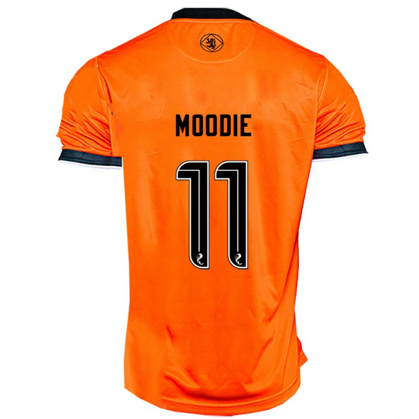 Danxen Kvinnor Alix Moodie #11 Orange Svart Hemmatröja Matchtröjor 2025/26 Tröjor T-Tröja