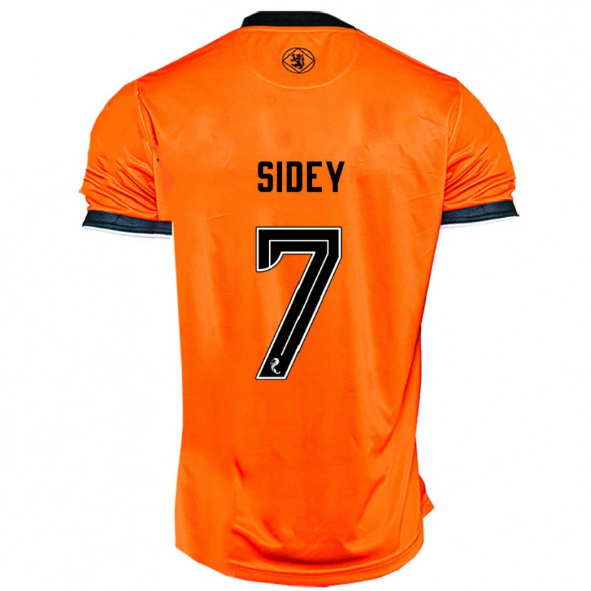 Danxen Kvinnor Leah Sidey #7 Orange Svart Hemmatröja Matchtröjor 2025/26 Tröjor T-Tröja
