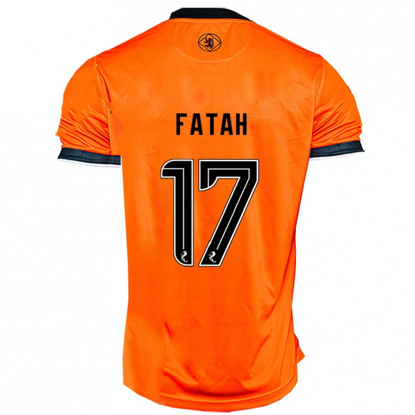 Danxen Kvinnor Amar Fatah #17 Orange Svart Hemmatröja Matchtröjor 2025/26 Tröjor T-Tröja