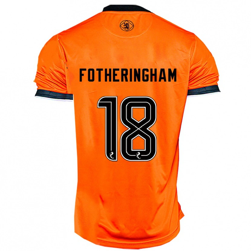 Danxen Kvinnor Kai Fotheringham #18 Orange Svart Hemmatröja Matchtröjor 2025/26 Tröjor T-Tröja