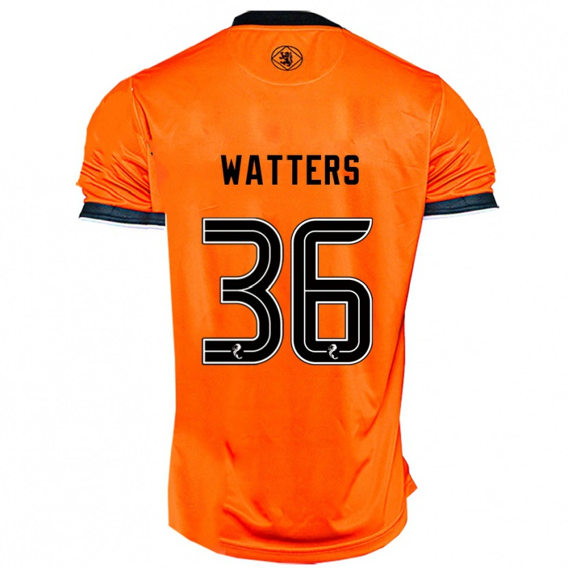 Danxen Kvinnor Max Watters #36 Orange Svart Hemmatröja Matchtröjor 2025/26 Tröjor T-Tröja