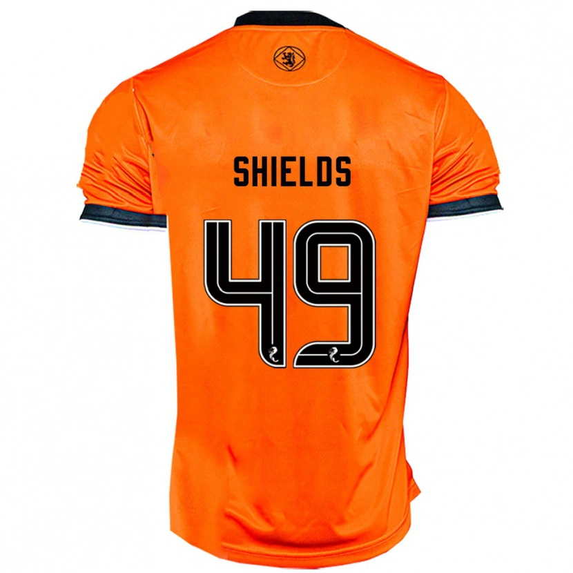 Danxen Kvinnor Conal Shields #49 Orange Svart Hemmatröja Matchtröjor 2025/26 Tröjor T-Tröja