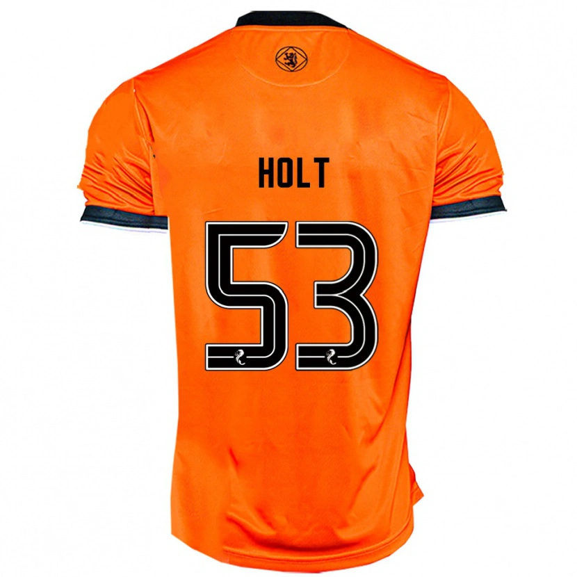 Danxen Kvinnor Josh Holt #53 Orange Svart Hemmatröja Matchtröjor 2025/26 Tröjor T-Tröja